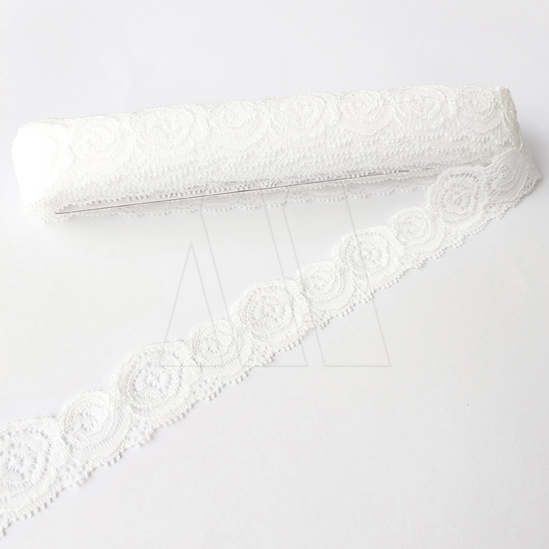 PUNTILLA DE LYCRA 3,5 CM DE ANCHO X 20 YDS