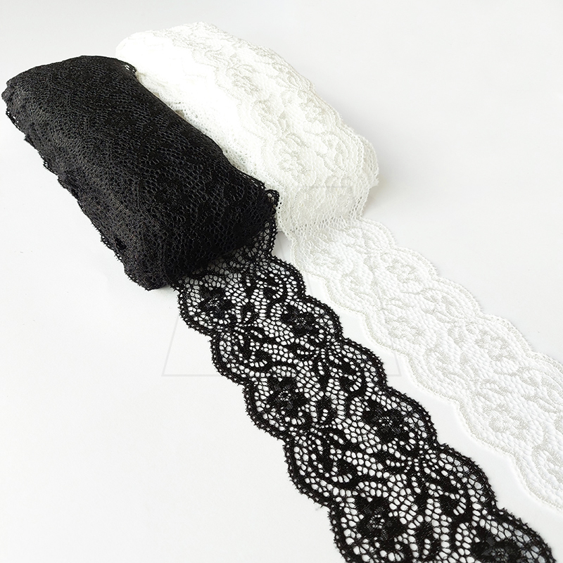 PUNTILLA DE LYCRA 7,5 CM DE ANCHO X 20 YDS