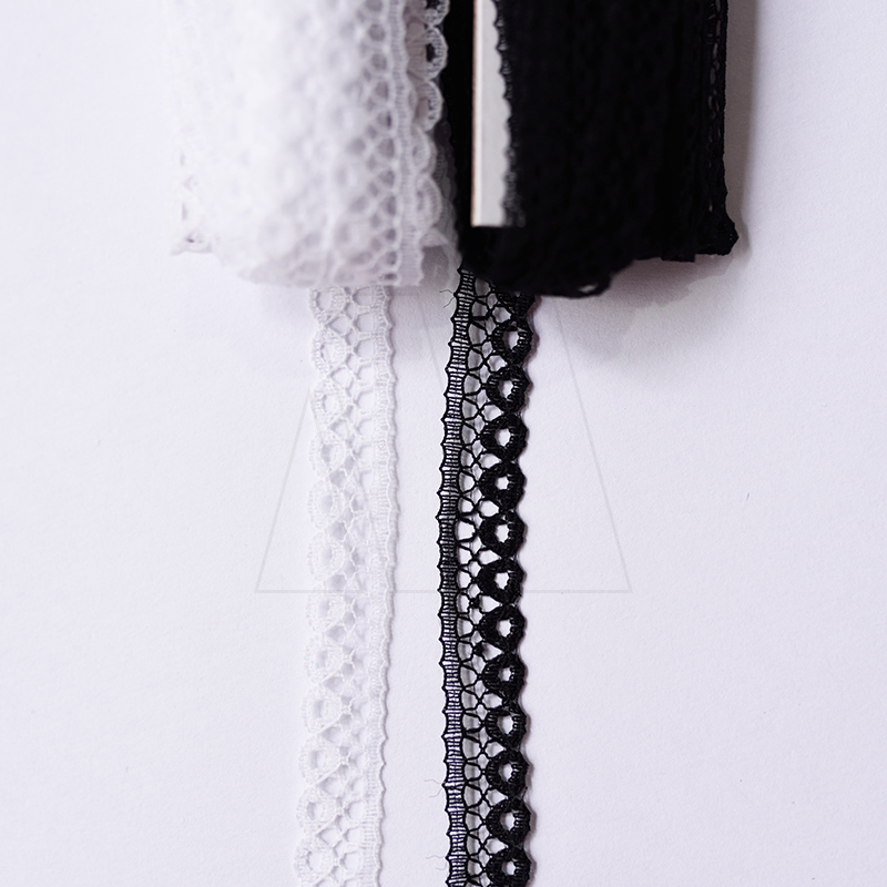 PUNTILLA DE NYLON 1,2 CM DE ANCHO X 20 YDS