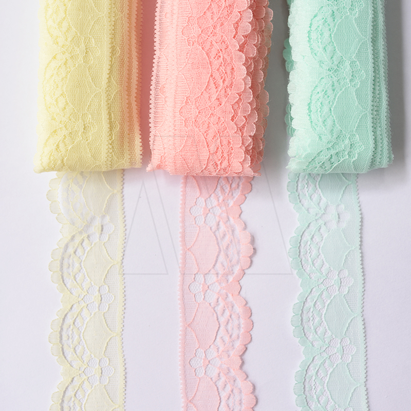 PUNTILLA DE NYLON 3,5 CM DE ANCHO X 20 YDS