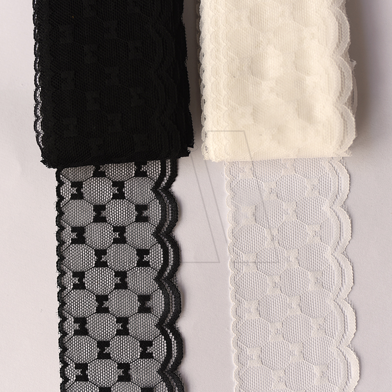 PUNTILLA DE NYLON 7 CM DE ANCHO X 20 YDS