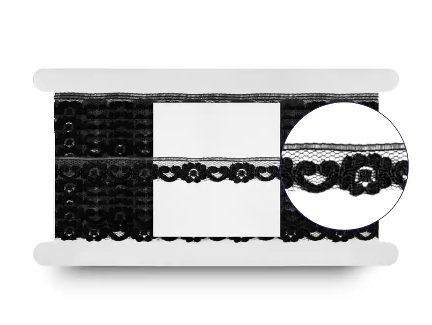 PUNTILLA NYLON 1,5 CM X 20 MTS